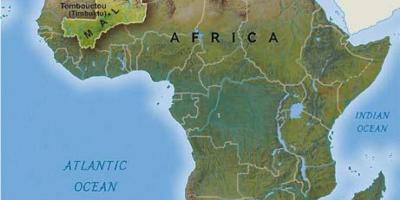 Mali Batı Afrika haritası